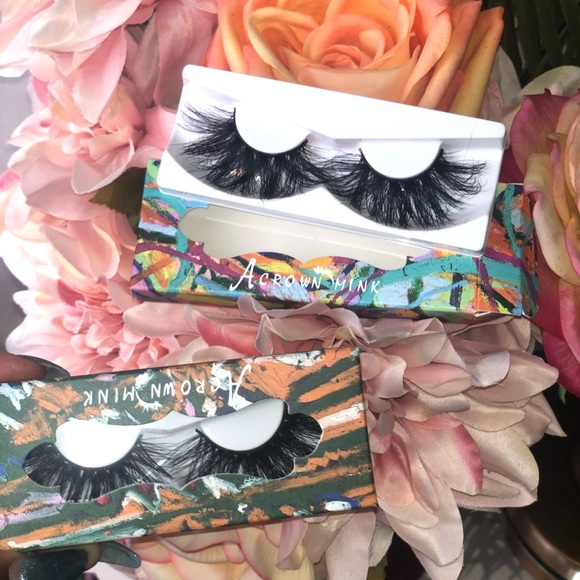 Other - 3 PAIRS REUSABLE MINK LASHES. 25MM DRAMATIC FULL.